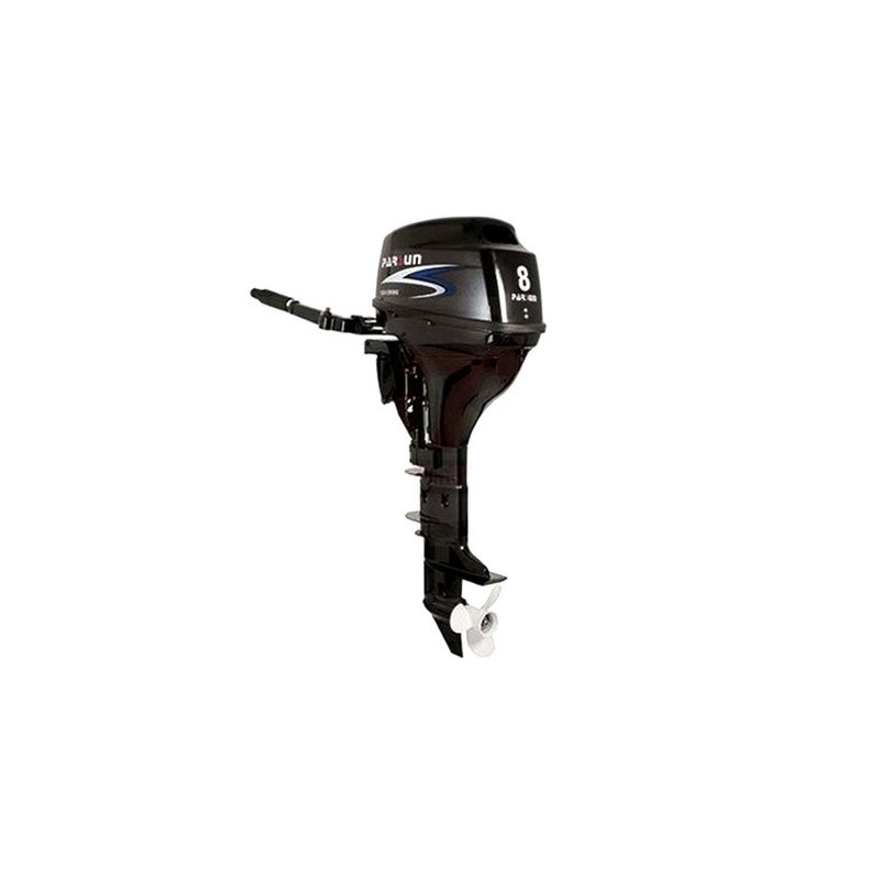 Motor fueraborda Parsun 8 CV con excelente relación potencia-peso y fácil mantenimiento. Motor fueraborda Parsun 8 CV con excelente relación potencia-peso y fácil mantenimiento.